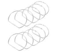 COHEALI 20pcs Metal Loose Leaf Binder Rings Screw Lock Mechanism, D-Shaped Large Binder Rings for Index Cards and A4 Paper, Easy Content Modification and Flexible Installation for School