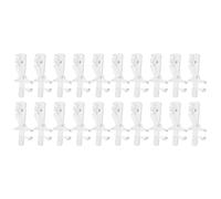 COHEALI 20pcs Plastic Valance Clips for Blinds Pom Blind Clamps for Vertical Shades Window Treatment Accessories and Lightweight for Home Office Use