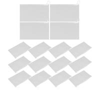 COHEALI 20pcs Plastic Zipper Lock Pencil Pouches Stationery Organizer Pen Bag Cosmetic Storage Bags Portable Waterproof Dustproof Travel Case