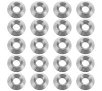 COHEALI 20pcs Stainless Steel Conical Countersunk Washers Polished Finish and Smooth Surface Protection for Automotive Countersunk Washers and Outdoor Metal Frameworks