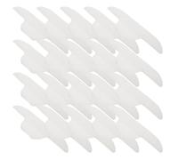 COHEALI 20pcs Sweat Absorption Pads for Collar Protector, Invisible Self-adhesive Sweat Absorbing Stickers Made of Air-laid Paper and Pe Film, Breathable Non-woven Fabric for Summer Shirt