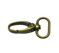 COHEALI 20pcs Swivel Trigger Hook Swivel Lobster Hooks Swivel Keychain Clasp Snap Hook for Bag Antique Lobster Claw Clasp Bronze Lobster Claw Clasp Swivel Hook to Rotate The Chain
