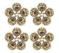 COHEALI 20pcs Vintage Holiday Bell Pendant Charms Made of Sturdy Alloy with Pleasant Sound Small Decorative Bells for Crafting and Garden Decorative Elements