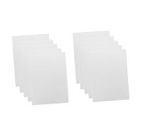 COHEALI 20PCS White Foam Printing Plates for Craft Sheets DIY Stamp Classroom Supplies Foam Craft Set for Printmaking Scrapbooking and Group Art Projects