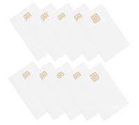 COHEALI 20pcs White Ic with Memory for Access Control System Secure Contact Cards for Lock Entry High Efficiency Data Storage for Automotive and Security Use