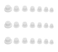 COHEALI 21pcs Replacement Bottle Stoppers Kitchen Shaker Plugs Round Silicone Flexible Fit Stain Resistant Modern Minimalist Design for Kitchen Use