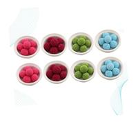 COHEALI 24 Pcs Handmade Crochet Yarn Balls Mixed Color DIY Mini Knitting Ball Accessories for Women Hairbands Earrings Brooches Craft Supplies