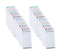 COHEALI 24pcs Business Budget Sheets with Six-Holes for Expense Tracking and Budget Management Paper Material Cards Suitable for Business Travel and Personal Finance Organising