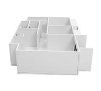 COHEALI 25 Scale DIY Apartment Model Kit Miniature Architectural House Model Set with 2 Bedrooms 1 Living Room 1 Kitchen 1 Bathroom High-Precision 3D Rendering Components and Educational