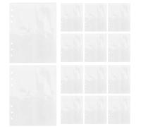 COHEALI 25 Sheets PVC Budget Binder Inserts with 100 Money Envelopes Lightweight Portable Pockets for Business Cards and Credit Cards Suitable for Office and Home Use