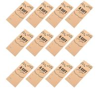 COHEALI 25pcs Blank Kraft Paper Envelopes for Present Cash Ticket Postcard Rustic Writable Envelope for Cards Challenge Coins Stationery Wedding