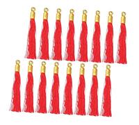 COHEALI 25Pcs Chinese Knot Tassel Pendant Bright Red Hanging Ornaments for Spring Festival DIY Decoration Car Key Bag Accessories Traditional Lucky Charm