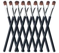 COHEALI 25pcs Thin Makeup Brush Set for Face and Lip with Artificial Fiber, Lightweight Plastic Eyebrow and Eyeliner Brushes, Travel Cosmetic Tool for Women and Makeup Artists
