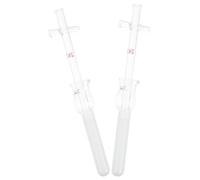 COHEALI 2ml Glass Tissue Grinder 2pcs Set, High Temperature Resistant Glass Cell Homogenizer for Accurate Grinding in Scientific Experiments and Research Facility