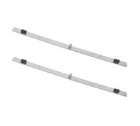 COHEALI 2pcs Animation 3-pin Pegbar Metal Positioning Ruler, Silver, Lightweight 3-pin Design for Paper Fixing in Comic Drawing and Outdoor Sketching for Artists