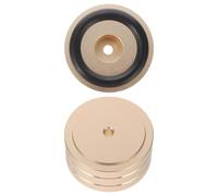 COHEALI 2pcs Anti Vibration Amplifier Feet Pads Universal Speaker Pad Aluminium Alloy Rubber Anti Shock Cushion for Audio Equipment Protection in Home Audio Setup