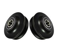COHEALI 2pcs Barn Door Sliding Track Rollers with High Load Capacity Quiet Sliding Precision Engineering Pom Material Suitable for Bedroom and Studies