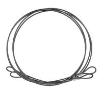 COHEALI 2pcs Braided Stainless Steel Security Cables 1.2m x 2.5mm Diameter Safety Wire Ropes with Coated Steel for Luggage, Outdoor Equipment, and Tool Protection