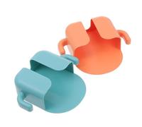 COHEALI 2pcs Cellphone Charging Racks Nail-free Racks Wall-mounted Storage Box Abs Material Will Not Leave Marks Watch Video While Taking Shower Bedroom Use