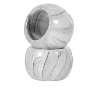 COHEALI 2pcs Ceramic Toothbrush Holder Stand for Bathroom, Space-saving Electric and Regular Toothbrush Base with Modern Elegant Design