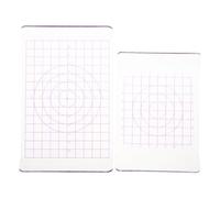 COHEALI 2pcs Clay Roller Board Polymer Clay Plate Acrylic Square Flattening Board with Rounded Corners for Beginners and Experienced Crafters Crafting Precise Pressing Tools