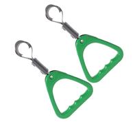 COHEALI 2pcs Comfortable Green Plastic Grab Handle for Disabled and Elderly Passengers, Enhanced Safety Support Strap for Trains and Subways, Vehicle Assist Handrail for Public Transport