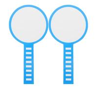 COHEALI 2pcs Handheld Dry Erase Board Classroom Paddles Reusable Scoreboard Blackboard for Interactive Learning Voting Paddles