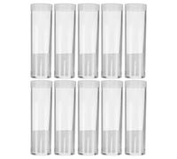 COHEALI 2pcs Plastic Coin Capsule Storage Box Lids for Coin Collecting Supplies for Display Capsules and Collection Box