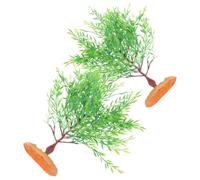 COHEALI 2pcs Plastic Miniature Model Trees for Architectural Models and Landscape Designs, Lightweight with Realistic Craftsmanship, Green Scenery Accessories for Dioramas and Urban