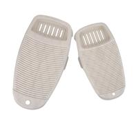 COHEALI 2pcs Plastic Washboard Hand Laundry Board, Portable Mini Washboard, Small and Large Grey, for Delicate Clothes, Bathroom and Laundry Sinks