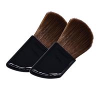 COHEALI 2pcs Powder Foundation Brush Makeup Brush 1.97x0.79x0.39in Portable Nylon Plastic Cosmetic Tools for Women Home Use Can Be Placed in Cosmetic Bag