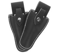 COHEALI 2pcs Pruning Shears Protective Case Pu Leather Cover and Safety Storage for Gardening and Hair Salon Scissors Random Color