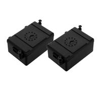 COHEALI 2pcs Rc Waterproof Receiver Box for Electronic Equipment, Black Plastic Protection Case Compatible with Simulation Climbing Car Models and Rc Vehicles, Sturdy Sealed Receiver