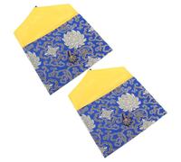COHEALI 2pcs Rectangular Buddhist Bead Storage Pouch Fabric Jewelry Bag