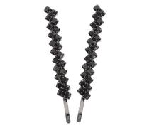 COHEALI 2pcs Rhinestone Hair Clip Crystal Hair Barrette J5922 Metal Alloy with Rose Crystal Secure Hold Varied Hairstyling Options Fashion Classic Design for Women Formal Event Wedding