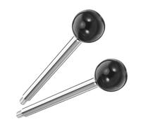 COHEALI 2pcs Ring Bending Tool Handles Metal Replacement for DIY Jewelry Bender Machine, Compatible with Ring Maker and Earring Crafting, Silver Gold Copper Accessories for Jewelry Making