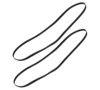 COHEALI 2pcs Rubber Drive Belts 235mm X 5mm Folded Replacement Parts Accessories for Record Player Turntable Belt Repair Suitable for Cassette Tape Machines and Dvd Vcr Drives