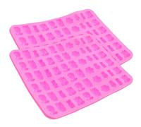 COHEALI 2pcs Sealing Wax Silicone Mold DIY Silicone Wax Seal Stamp Accessory Reusable Easy to Clean Pink Mold for DIY Lovers