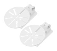 COHEALI 2pcs Security Camera Wall Mount Bracket Holder for Indoor and Outdoor Use, Heavy-duty Plastic Material with Dual Use Function, Easy No-drill Installation for Home and Office