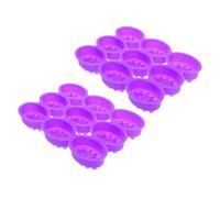 COHEALI 2pcs Silicone Soap Molds for Soapmaking with 9 Oval Cavities, Easy Unmolding and Safe Reliable Material, for DIY Projects and Massage Soap Bars