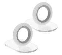 COHEALI 2Pcs Toilet Seat Lifters Handles Practical Sturdy Toilet Lid Lifting Tools for Bathroom Hygiene Easy Installation Portable White