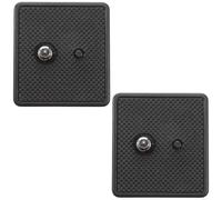 COHEALI 2pcs Tripod Quick Release Plate Camera Mount Quick Release Tripod Abs Metal Integrally Formed Compatible with Most Camera Models Black for Photography Accessories