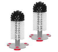 COHEALI 2pcs Turtle Scratching Brush with Suction Cup for Turtle and Tortoise Shell Cleaning, Abs Material, Versatile Scrub Brush for Tank and Terrarium, Removes Dirt and Scutes