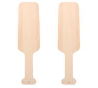 COHEALI 2pcs Unpainted Wooden Fraternity Paddles Solid Pine Boards for DIY Crafting and Decorating Team Spirit and Greek Club Paddle Boards Easy to Hang and Personalize