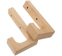 COHEALI 2pcs Wooden Hooks for Wall J-Shaped Hook Minimalist Modern Design Stable to Be Hung Craftsmanship for Wall and Closet Use