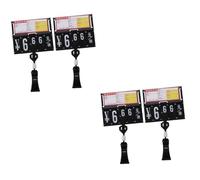 COHEALI 2sets Commodity Tag Label Holder Tag Clips Advertising Boards Label Stand Retail Tag Holder Supermarkets Display Clips Merchandise Wire Shelf Tags Labels Boards Plastic 2pcs*2
