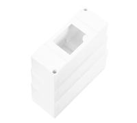 COHEALI 3 Pcs Plastic Circuit Breaker Protection Box for Dz47-63 and C45 Circuit Breakers, 2 Pole Design with Precise Fit and Easy to Install, Suitable for Homes and Factories