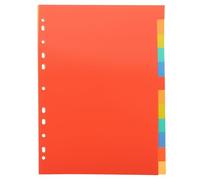 COHEALI 3 Sets A4 Binder Dividers Paper Page Dividers PVC Separator Tabs Design Separate Documents Divide Binder into Sections for School Journals