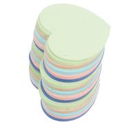 COHEALI 3 Sets Blank Heart Shaped Notecards Made of Paper with Unique DIY Design, Prevents Ink Bleeding, for Valentine's Day and Mother's Day Crafts Random Color