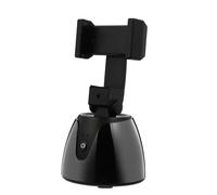 COHEALI 3 X Aa Face Gimbal Holder Mount with Ai Intelligent Algorithm and Portrait, Abs PC Material, Rotatable Design for Video Chat and Outdoor Sports, Black